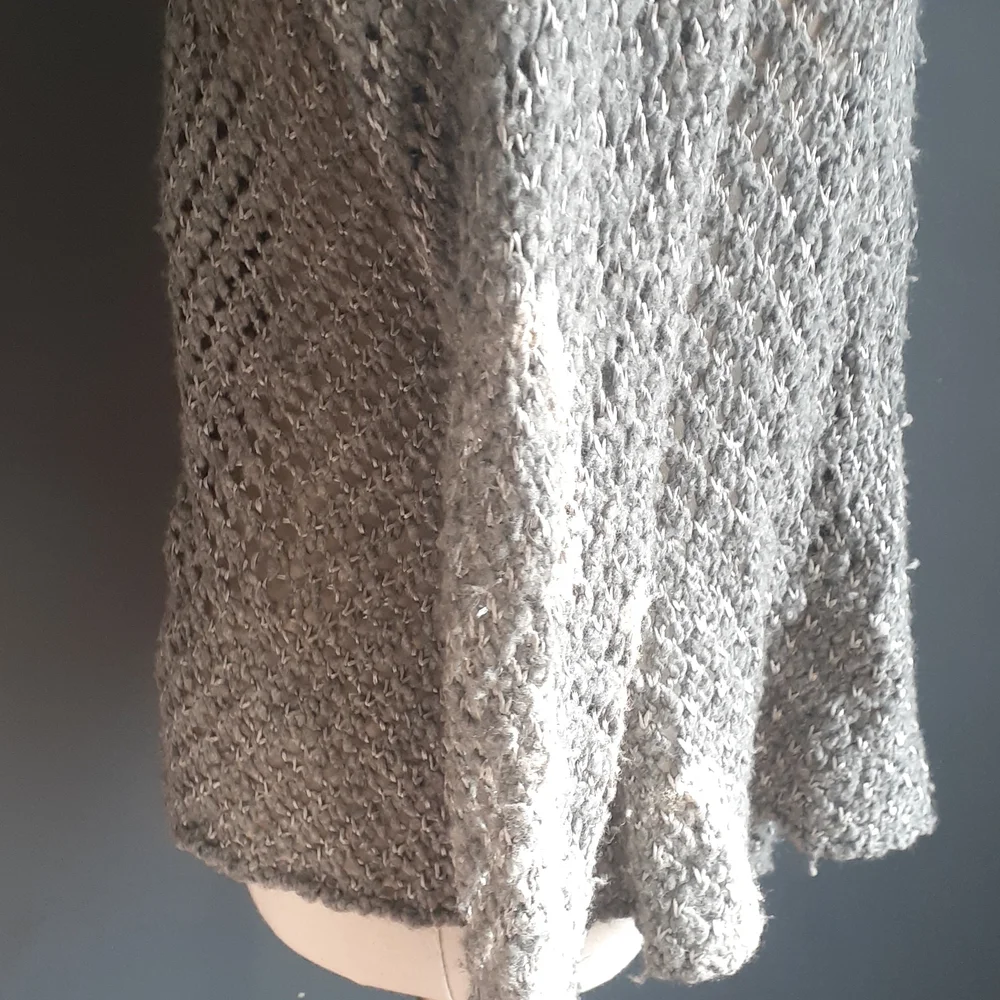 Eileen Fisher women's gray cardigan sweater size M - Picture 7 of 11